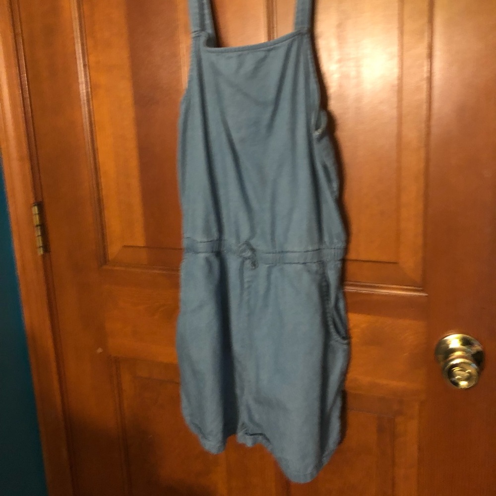 fabric overall style romper
